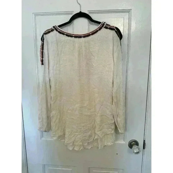Soft Surroundings Embroidered Boho Blouse size S EUC - Picture 4 of 4